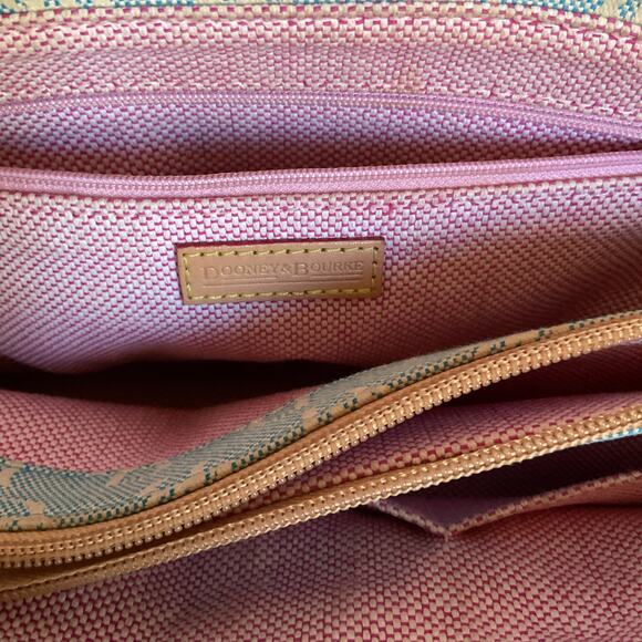 Dooney & Bourke Vintage Satchel DB Monogram - Picture 10 of 13